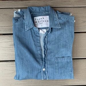 Frank & Eileen Eileen Relaxed Denim Button-Up Shirt